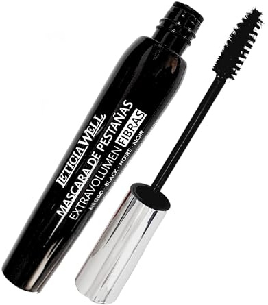 XXL Lashes - Push up Volumen-Mascara, Wimperntusche geeignet für Wimpernverlängerungen, da wasserlöslich, für definierte, tiefschwarze Wimpern, vegan, tierversuchsfrei