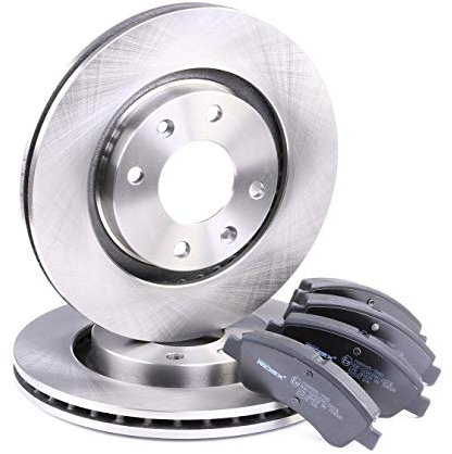 RIDEX 3405B0014 Kit dischi e pastiglie Assale anteriore senza viti/bulloni ventilato