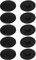 cyclingcolors 10x coprivite cappuccio plastica viti Torx copertura coperchi tappi, Nero T30 16.5mm