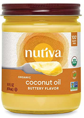 Nutiva - Organic Refined Coconut Oil Buttery Flavor - 14 oz.