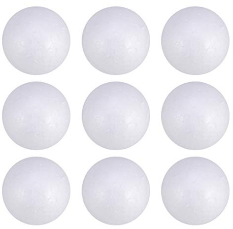 Styropor Kugeln Weihnachtskugeln Schaumstoffkugeln: 50 Stücke 6 cm Styroporkugeln Ball Styroporbälle Weihnachtsschmuck für Weihnachten DIY Basteln Handwerk Dekoration