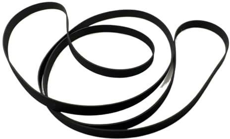 GatherTOOL 1 Stück Flacher Antriebsriemen, Breite 5 mm, Dicke 0,6 mm, for LP-Vinyl-Plattenspieler, Phonograph, Grammophon, Plattenspieler-Antriebsriemen (Color : Fold Length 225mm)