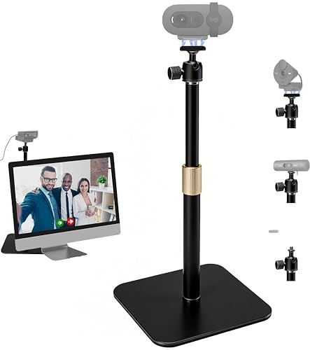 AYIZON Tisch-Webcam-Ständer, magnetische Webcam-Armhalterung für Logitech Brio 100, 300, 500, Brio 4K, C270, C310 Webcams