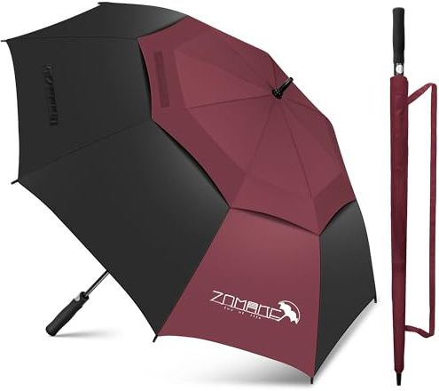 ZOMAKE Regenschirm Groß Sturmfest XL/XXL - Großer Golf-Regenschirm, Windsicher & Stabil, Automatik Großer Schirm, Herren & Damen, 2 Personen, Outdoor & Reise