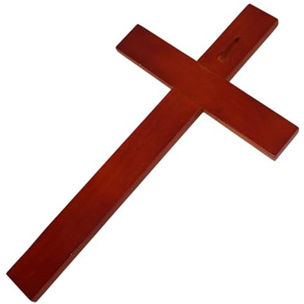 Alipis Decoración De Pared Con Cruz De Madera Decoración Católica Para El Hogar Adornos De Crucifijo Adorno Para El Hogar Artesanía Religiosa De Madera.