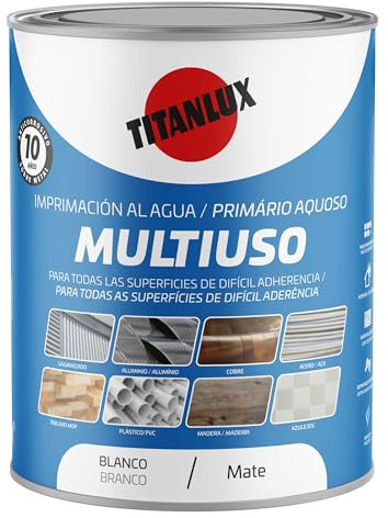 TITANLUX Imprimación Multiuso al Agua Blanco 4L