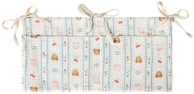 FUGLUS Borsa Appendere per Lettino, Organizer per Cameretta dei Bambini con 2 Tasche Portaoggetti Letto, Portaoggetti Tasca da Appendere per Letto Usato per Riporre Vestiti Pannolini Giocattoli