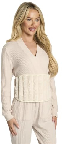 Menstrual Cramp Back Pain Relief Hot Water Bottle Waist Wrap Soft Wearable Heated Belt for Women