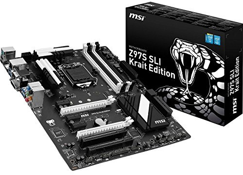 MSI Intel 1150 Z97S SLI Krait Edition Scheda Madre, Nero