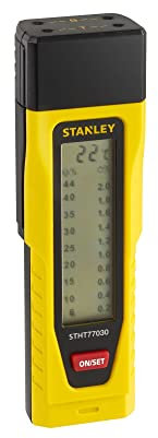 Stanley Feuchtigkeitsmesser (display mit Balkengrafik und zwei Messskalen, schlagfestes Gehäuse) 0-77-030