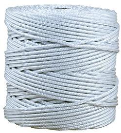 Cofan 08101012 Bobina de cordón Trenzado con Polipropileno, Blanco, 5 mm x 200 m