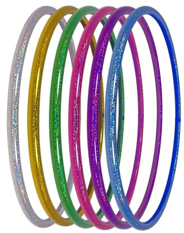 hoopomania Glitter Hula Hoop Reifen, Ø100cm Pink