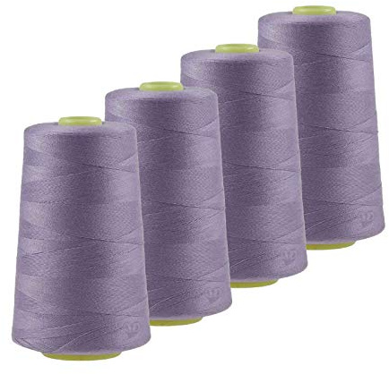 4 x 4572m Qualitäts Overlock-Garn Oeko-Tex Overlock Nähgarn Farben 621-660