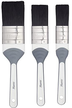 Harris Seriously Good 3 Pack Gloss Flat Brush Set, 1in, 1.5in, 2in