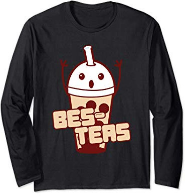 Bes-Teas - Mignon Thé Boba Bubble Tea Manche Longue