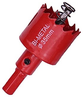 Zhongtou Sega a campana 35mm M42 HSS Sega a tazza Bi-Metallo Trepan Universale Sega a Campana Legno Con Esagonale Adattatore Per Ferro Alluminio, Parete A Secca, Tubo, Plastica metalli