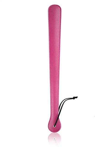 Yikoly Peitsche sex sm Leder Rosa Harness geschirr Flogger sex sm Spanking SM Erotic Bondage Fetisch Gerte paddle Sex Spielzeug für Adults-48CM