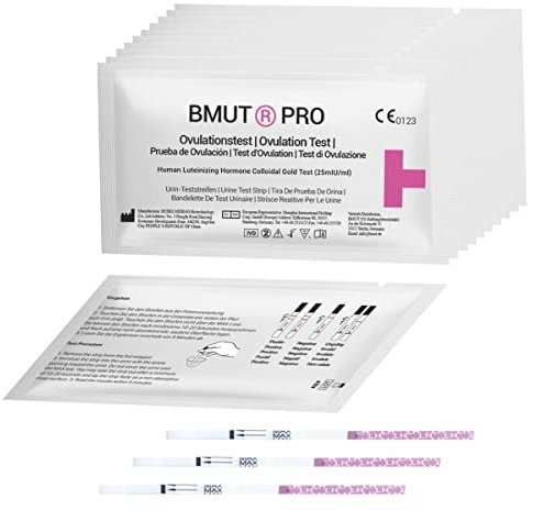 10x Ovulationstest LH-Test 25miu/ml - optimale Grenze/Sensitivität - Ovulationsteststreifen - Teststreifen für Urin