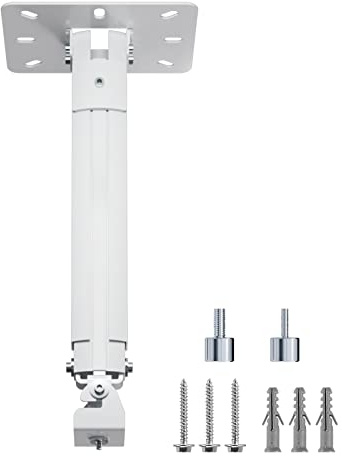 suptek Extended Mini Projector Ceiling Mount Adjustable Wall Mount with Thread Adapters for Projector DVR Camera, Max 21inch (PR05MINI)
