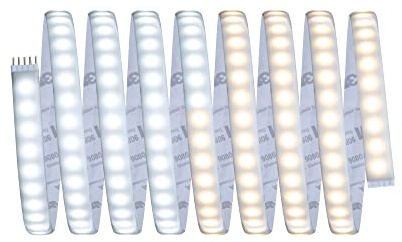 Paulmann 70532 MaxLED 1000 LED Strip Tunable White Basisset IP44 32W 1020lm/m dimmbar 3m Silber Kunststoff 108LEDs/m