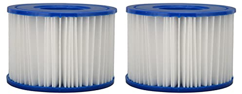 Alvinlite Pool-Filterkartuschen PP-Pool-Spa-Filter Ersetzt Easy Set Pool-Kartusche Whirlpool-Filterelement-Ersatz-Filtrationsprodukte Größe: 4,3 X 2,9 Zoll, 2 Stück