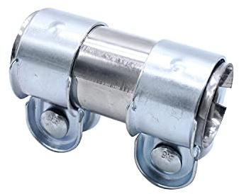 SHLPDFM Abrazadera doble para tubo de escape, diámetro 35 x 95 mm