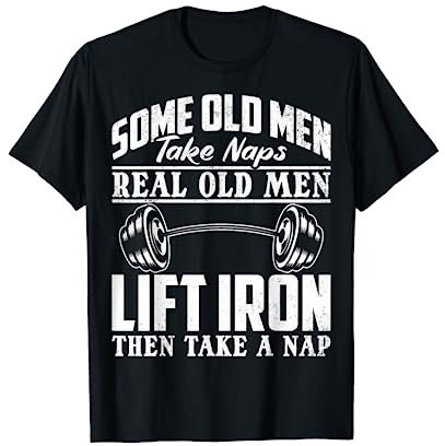Fer à repasser amusant pour rat Certains vieux hommes font des siestes vrais vieux hommes T-Shirt