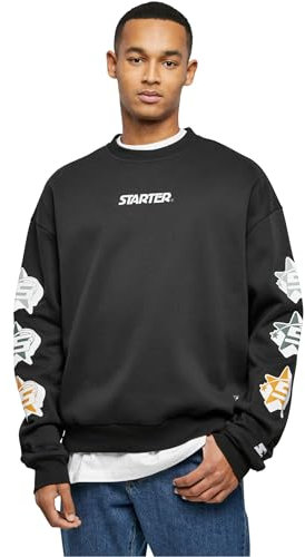 STARTER BLACK LABEL Herren Starter Star Sleeve Crewneck L Black