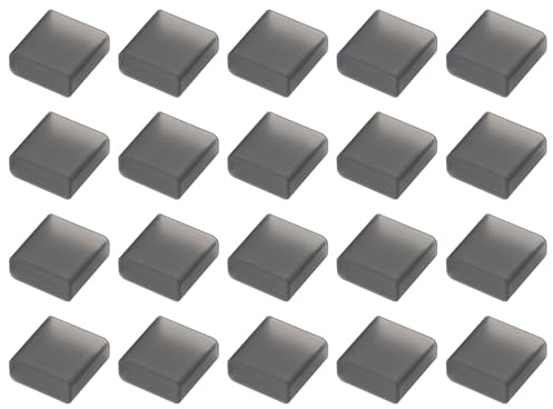 sourcing map 20pcs USB 2.0 Port Cap Cover Anti Dust Silicone Protector for USB Male USB Data Cable, Clear Black