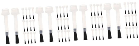 Healvian 400piezas Pinceles De Aplicación Para Esmalte De Uñas Cepillos De Sustitución Para Manicura Herramientas De Belleza Para Salón De Uñas Diseño Ergonómico