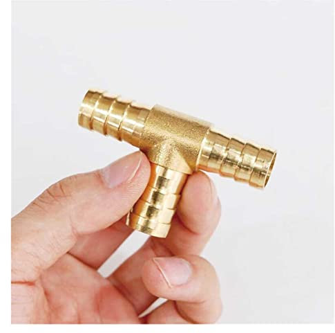 Schlauchverbinder,. Kupplungsanschlüsse, Messing-Rohrverschraubung, 2-, 3-, 4-Wege-Messingverbinder for Schlauchkupfer-Pagoden-Wasserrohrverschraubungen(OD 4mm)