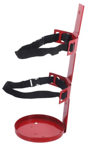 SEWACC Wall Fire Extinguisher Hanger Mount for 2kg Fire Extinguisher Iron Bracket Easy to Install Polished Surface for Workplace