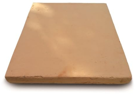 Black Rock Grill Original Biscotto Clay Pizza Stone (34.5x39.5cm) | Handmade in Italy, artisan-fired clay stone for authentic Neapolitan pizza. Fits most pizza ovens, even heat distribution.