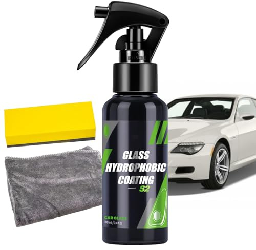 Spray Di Rivestimento Parabrezza - Scudo Idrorepellente, Strato Resistente Alla | Agente Di Trattamento Del Vetro Per Finestre Di Automobile Con Migliorata Chiarezza Di Guida, Copertur
