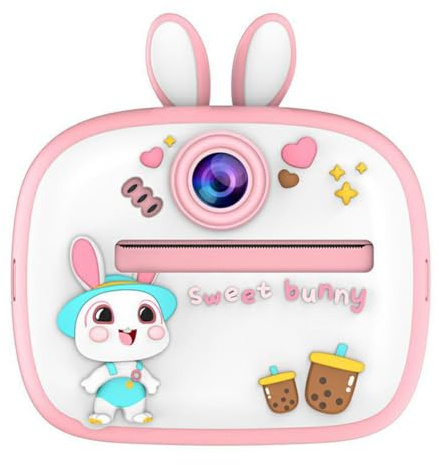 Koolenry Appareil Photo NuméRique pour Enfants, Impression InstantanéE pour Enfants, Appareil Photo Thermique, Impression Photo InstantanéE, VidéO