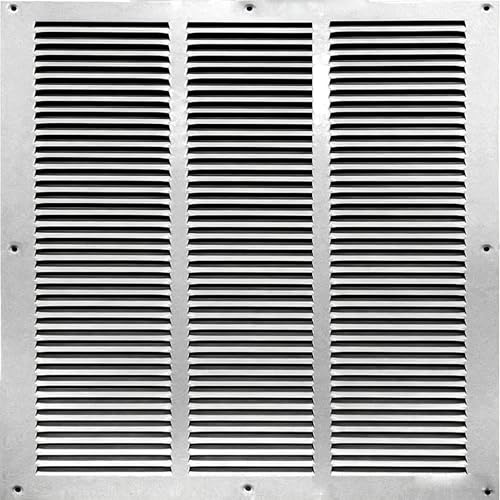 Bimiti Rejilla de ventilación de aluminio, rejilla de ventilación rectangular
