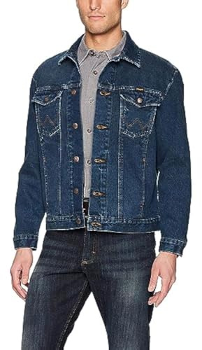 Wrangler Cowboy Cut Western Unlined Denim Jacket vêtements d'extérieur, Noir foncé, XL Homme