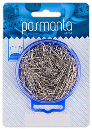 Professionelle Stecknadeln, Gerade, klassisch, 300 Stück pro Schachtel, Zum Nähen, Basteln, für Kurzwaren, von Pasmanta seit 1953