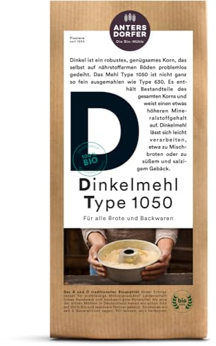 Antersdorfer - Die Bio-Mühle Bio Dinkelmehl Type 1050 (6 x 1 kg)