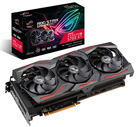 ASUS AMD Radeon ROG Strix RX 5700 XT OC Gaming Grafikkarte 8GB GDDR6 HDMI/3xDP