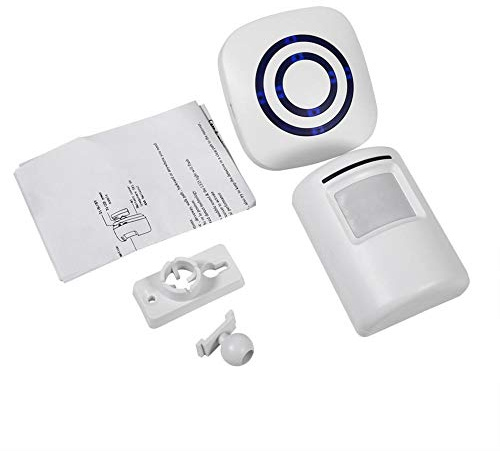 Haofy Timbre de la Puerta del Sensor de Movimiento, Alarma de Entrada de Seguridad inalámbrica para el hogar, Patrulla de Entrada Sensor de Movimiento de la Patrulla de Garaje Alerta inalámbrica seg
