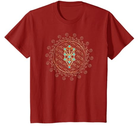 Fleur de vie, Arbre de vie, Géométrie sacrée, Kabbale T-Shirt