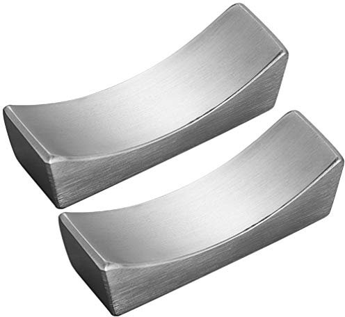 ASDUU 2PCS Chopsticks Rest Stainless Steel Spoon Fork Knife Holder Tableware Stand Kitchen Utensil Rack Table Decoration for Home Hotel Restaurant Silver Decor Gift