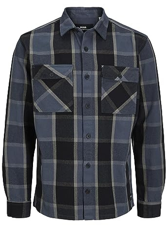 JACK & JONES RDDBRADY Check Overshirt L/S SN