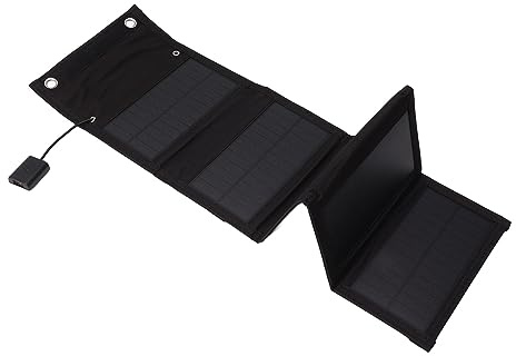 TOPINCN Caricabatterie per Borsa Pieghevole Solare da 20 W, Uscita USB, IP65 Impermeabile, Power Bank Portatile per Pannelli Solari per Esterni