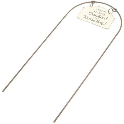 UPKOCH Elegantes Pflanzgitter Aus Eisenmaterial U-förmiger Pflanzenstab Stabile Stütze Für Pflanzen Einfach Zu Montieren Und Dekorativ