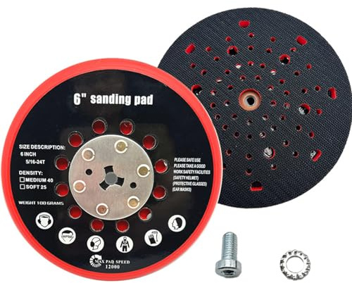 Plateau Ponceuse, plateau de poncage bosch, Plateau Ponceus Multihole 150mm Compatible avec Bosch RSM6045，GEX 34-150, GEX 40-150 Ponceuse Excentrique avec Clé Par