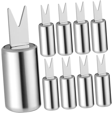 PRETYZOOM Forchette Da Frutta in Acciaio Inossidabile Semplici E Utili Per La Tavola Di Casa