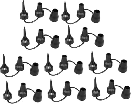 TOYANDONA 10pcs Portable Air Compressor Nozzles Air Pump Nozzles for Airbeds Paddling Pools for