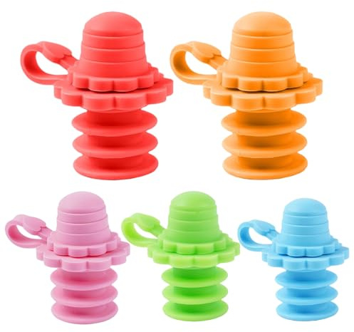 Pavsicgn Tettarella Per Bottiglia D'acqua Per Bambini,Adattatore In Silicone Per Tettarella Di Bottiglia D'acqua - Copertura Protettiva Bevande per Viaggi Scuola Campeggio Picnic All'aperto